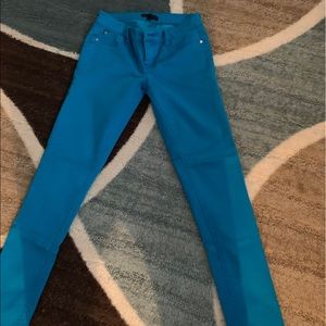 Turquoise jeggings